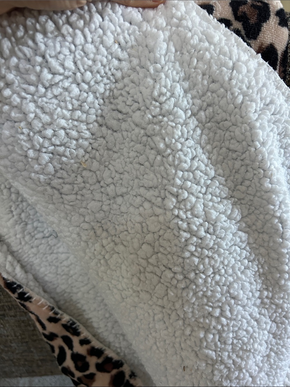 Leopard Print throw blanket - Black & Brown Animal Print image 2